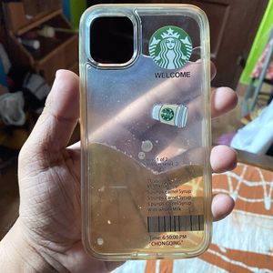 iPhone 11 Starbucks Liquid Back cover