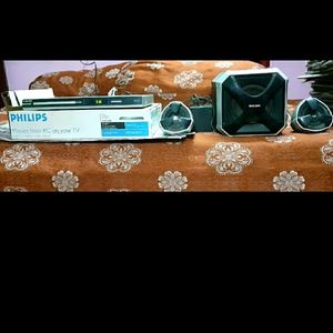 Philips dvd Player And Speaker