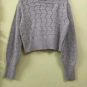 Lavender Winter Sweater