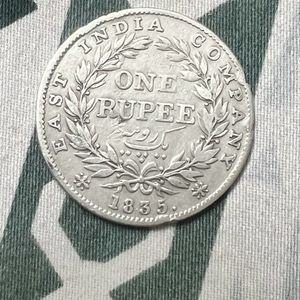 1re 1835 Silver Coin William Rare