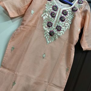 Ethnic Elegant Kurta With Gota Patti Work