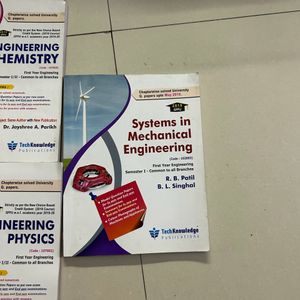 5 Books Brand New- FY Engineering sem1&2