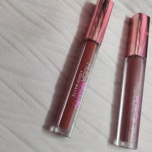 Combo Of Two Lipstick Nude Pink And Dark Brown