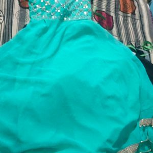 Gown With Dupatta