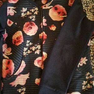 Beautify Blue/pink Floral Jacket