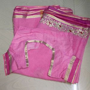 2 Combo Sarees With Blouses