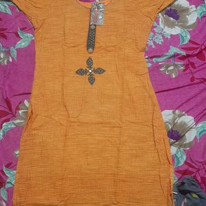 Orange Kurti