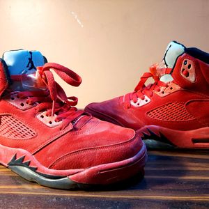 Premium Air Jordan Retro 5 Red