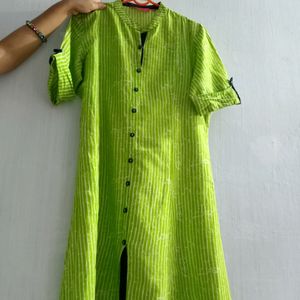 Lovely Greenish Kurti ......