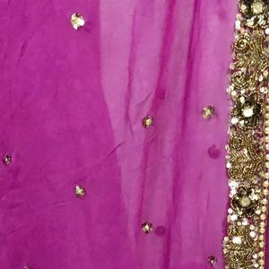 Beautiful lehenga choli and dupatta set for party and functions