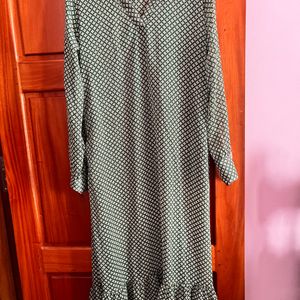 V Neck Casual Dress