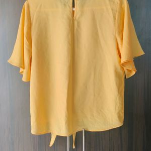 Yellow Knot Top