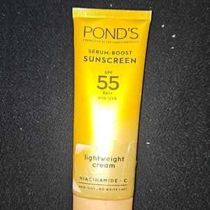 Ponds Serum Boost Sunscreen