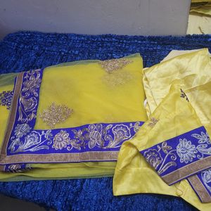 Neerus Branded Net Saree