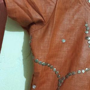 Kurti Coral Color - Offer Top