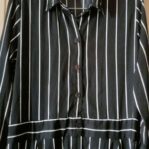 Striped Kurta Dress 🖤