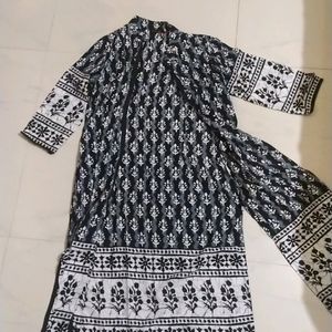 Beauty Cotton Kurta Over Coat