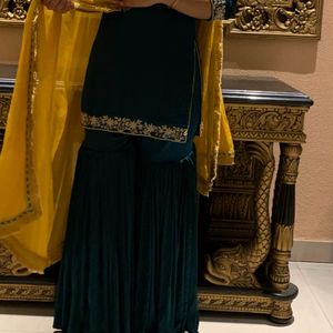 Silk Sharara Suit