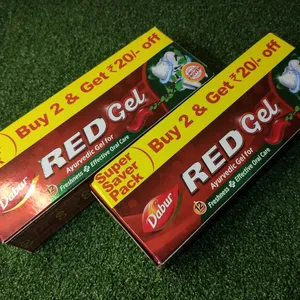 (Pack of 2) Dabur Red Gel Ayurvedic Toothpaste