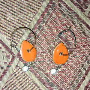 Orange Earrings