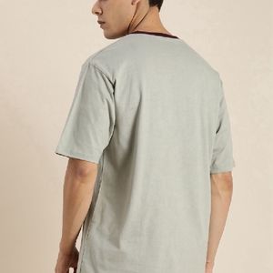 Men Cotton Drop Shoulder Oversized Tshirt