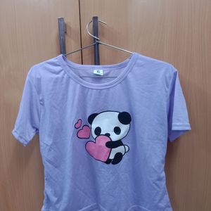 Crop Top T-shirt For Girls (A)