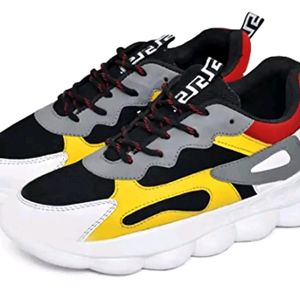 Stylish EVA Self Design Sports Running Shoes For Men