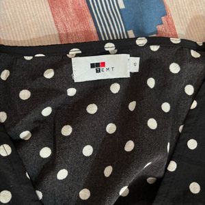 Black Polka Dot Womens Dresses