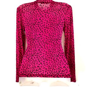 Shein Pink Fitted Top ( Women)