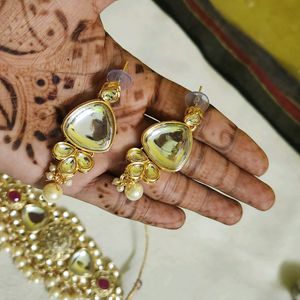 Premium Quality KUNDAN Jewellery Set