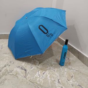 2bottel Umbrella(Blue/Yellow)☔️ With Bottel Cover