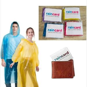 Unused Disposable Pocket Rain Coat For Men And Wom