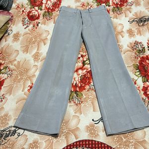 High Waist Grey Trousers