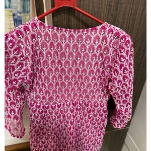 Pink Kurta Top