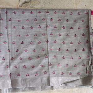 Pure Linen Saree