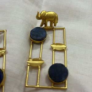 18K Plated Contemporary Earrings