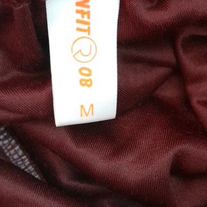 Maroon Velvet Dress (Women's)