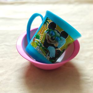 Disney Mug With Bowl