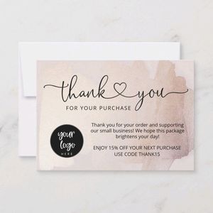 Thank You Cards Pack Of 40