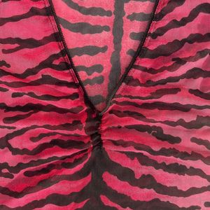 GUESS Y2K Zebra Print Top (Shaded)