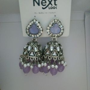 Bridal Party Wear Kundhan Earrings