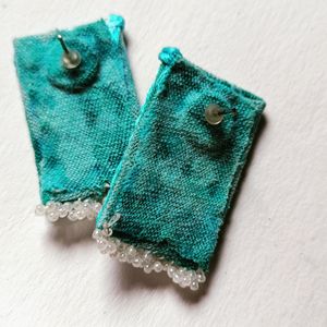 Handmade Fabric Boho Earrings