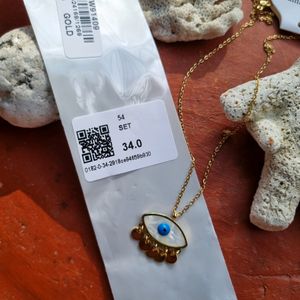 Evil Eye MOP Necklace