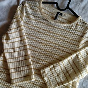 Golden Stripe Sweater
