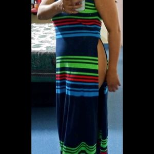 High Neck Maxi Dress