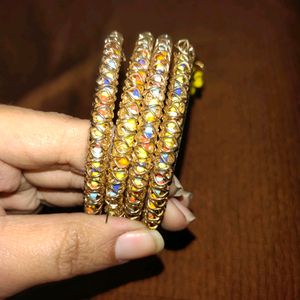 Women 4 Bangles Party Size 2.2