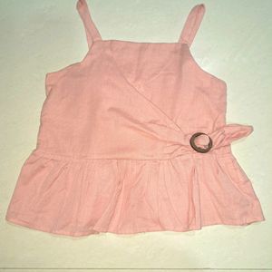 New Peach Crop Top