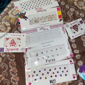 Set Of 7 Beautiful Bindi