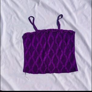 Violet Tube Top