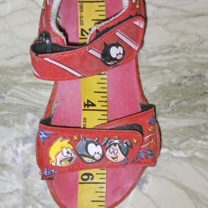 RED KIDS SANDALS